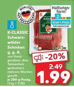 Kaufland K-CLASSIC Schwarzwälder Schinken Angebot