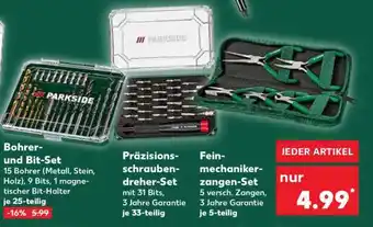 Kaufland Bohrer- und Bit-Set Angebot