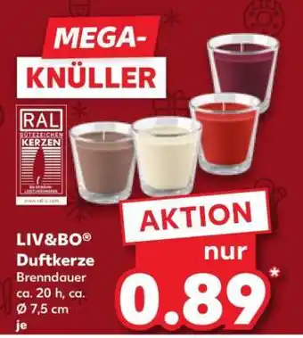 Kaufland LIV&BO Duftkerze Angebot