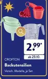 Aldi Süd CROFTON Backutensilien Angebot