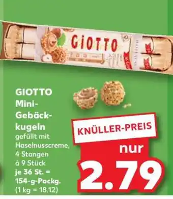 Kaufland GIOTTO Mini-Gebäckkugeln Angebot