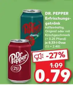 Kaufland DR. PEPPER Erfrischungsgetränk Angebot