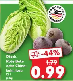 Kaufland Dtsch. Rote Bete oder Chinakohl, lose Angebot
