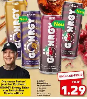 Kaufland GÖNRGY Energy Drink by MontanaBlack Angebot