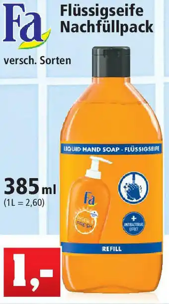 Thomas Philipps Fa Flüssigseife Nachfüllpack 385ml Angebot