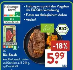 Aldi Süd Bio-Steak Angebot