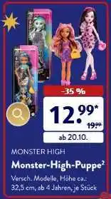 Aldi Süd Monster High Puppe Angebot