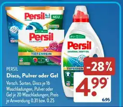 Aldi Süd Persil Discs, Pulver oder Gel Angebot