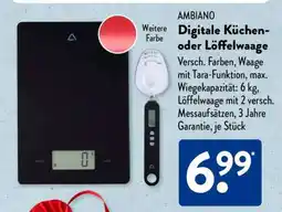 Aldi Süd AMBIAO Digitale Küchen- oder Löffelwaage Angebot