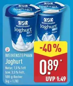Aldi Nord Weihenstephan Joghurt Angebot