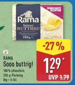 Aldi Nord Rama Sooo Buttrig Angebot