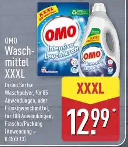 Aldi Nord OMO Waschmittel XXXL Angebot