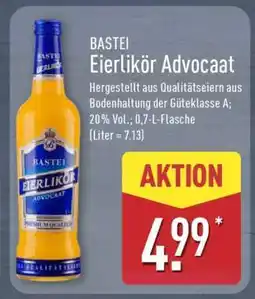 Aldi Nord BASTEI Eierlikör Advocat Angebot