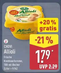 Aldi Nord Chovi Allioli Angebot