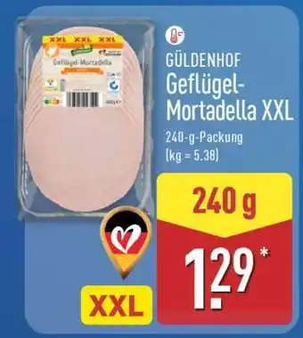 Aldi Nord GÜLDENHOF Geflügel-Mortadella XXL Angebot