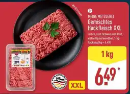 Aldi Nord MEINE METZGEREI Gemischtes Hackfleisch XXL Angebot