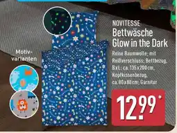 Aldi Nord NOVITESSE Bettwäsche Glow in the Dark Angebot