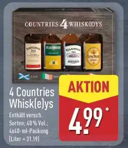 Aldi Nord 4 Countries Whisk(e)ys Angebot