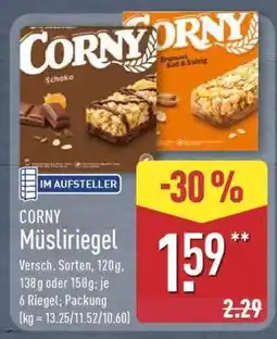 Aldi Nord CORNY Müsliriegel Angebot