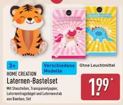 Aldi Nord HOME CREATION Laternen-Bastelset Angebot