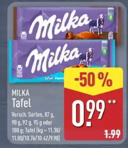 Aldi Nord Milka Tafel Angebot