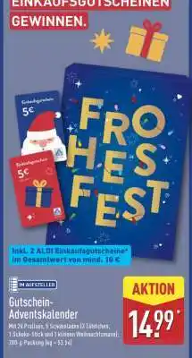 Aldi Nord Gutschein-Adventskalender Angebot