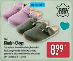 Aldi Nord L&D Kinder-Clogs Angebot