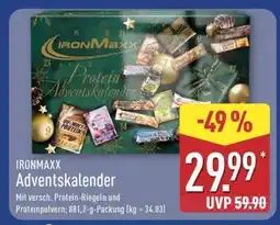Aldi Nord IRONMAXX Adventskalender Angebot