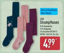 Aldi Nord L&D Strumpfhosen Angebot