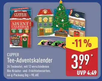 Aldi Nord CUPPER Tee­Adventskalender Angebot