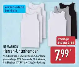 Aldi Nord UP2FASHION Herren-Unterhemden Angebot