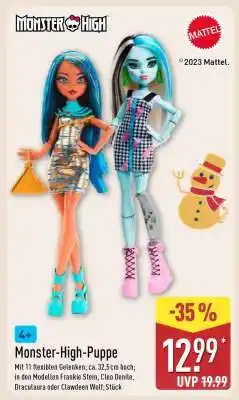 Aldi Nord Monster High Puppe Angebot