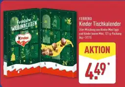 Aldi Nord FERRERO Kinder Tischkalender Angebot