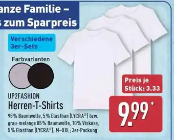Aldi Nord UP2FASHION Herren-T-Shirts Angebot
