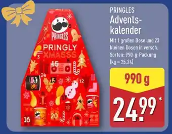Aldi Nord Pringles Adventskalender Angebot