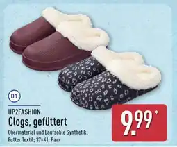 Aldi Nord Clogs, gefüttert Angebot