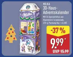 Aldi Nord MILKA 3D-Haus-Adventskalender Angebot