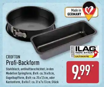 Aldi Nord CROFTON Profi-Backform Angebot