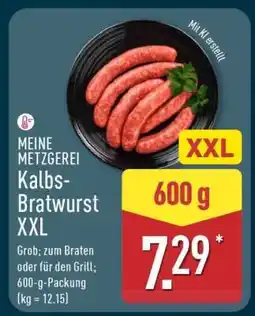 Aldi Nord MEINE METZGEREI Kalbs-Bratwurst XXL Angebot
