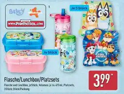 Aldi Nord Flasche/Lunchbox/Platzsets Angebot