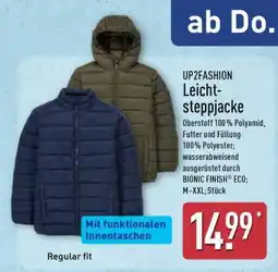 Aldi Nord UP2FASHION Leichtsteppjacke Angebot
