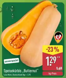 Aldi Nord Speisekürbis 'Butternut' Angebot