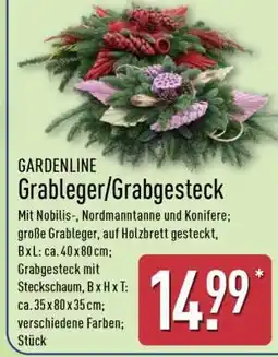 Aldi Nord GARDENLINE Grableger/Grabgesteck Angebot
