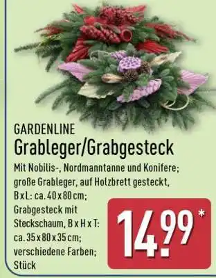 Aldi Nord GARDENLINE Grableger/Grabgesteck Angebot