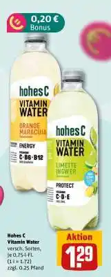 REWE HOHES C Vitamin Water Angebot