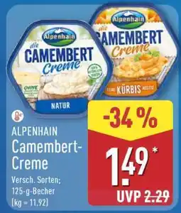 Aldi Nord ALPENHAIN Camembert Creme Angebot