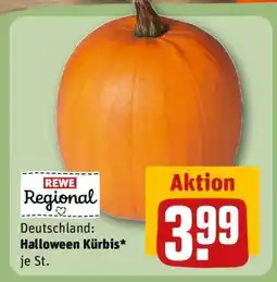 REWE Halloween Kürbis Angebot