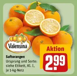 REWE Saftorangen Angebot