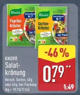 Aldi Nord Knorr Salatkrönung Angebot