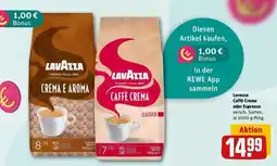 REWE Lavazza Caffe Crema oder Espresso Angebot
